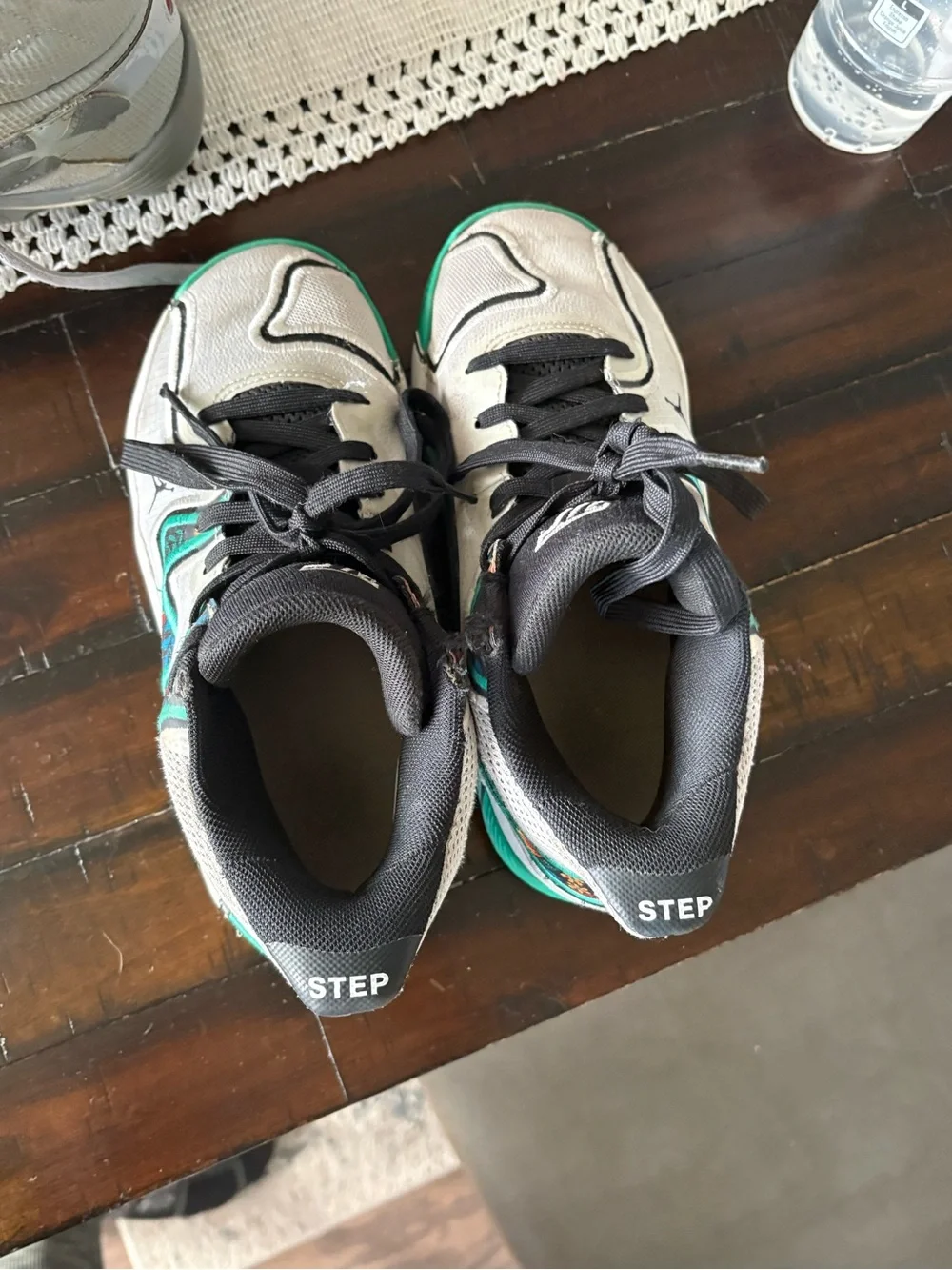 Kids Jason Tatum Athletic Shoes in White and Green